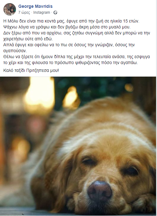 Μαυρίδης ανάρτηση
