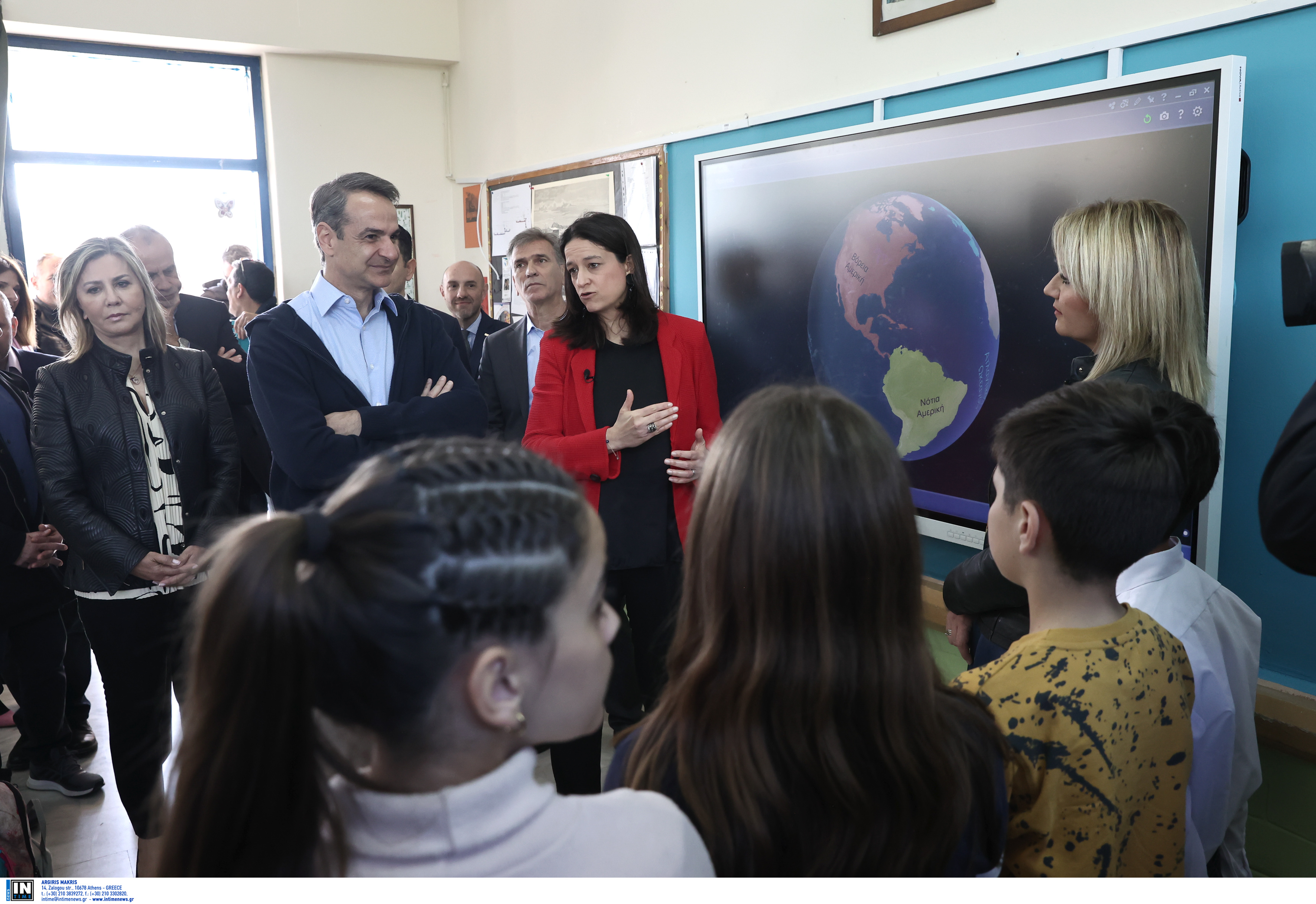 Μητσοτάκης σε σχολείο