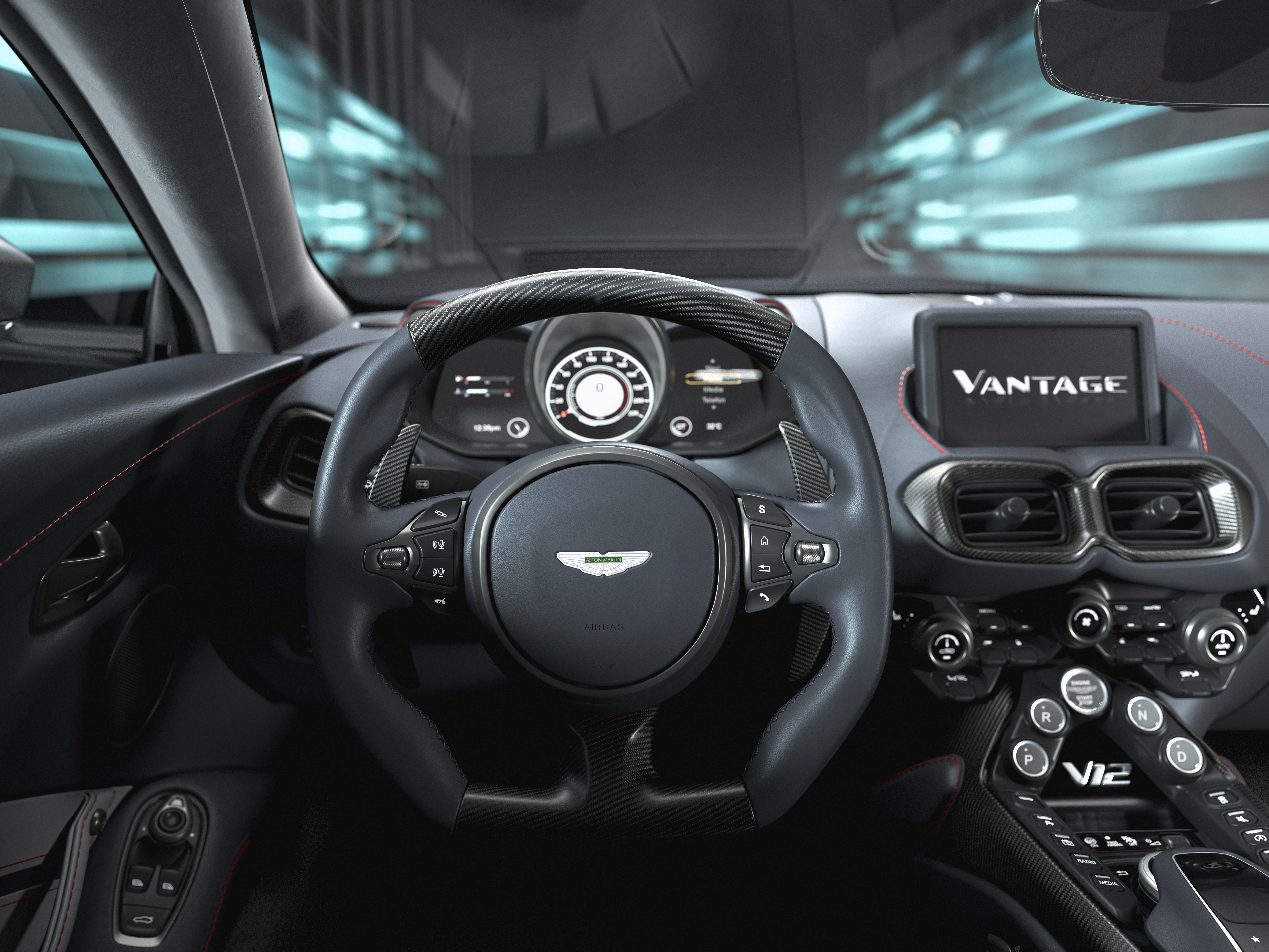 Aston Martin V12 Vantage (cockpit)