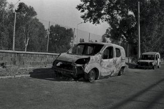 καμμένα αμάξια